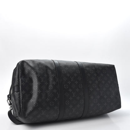 Louis Vuitton Monogram Eclipse Keepall Bandouliere 55 3 of 10
