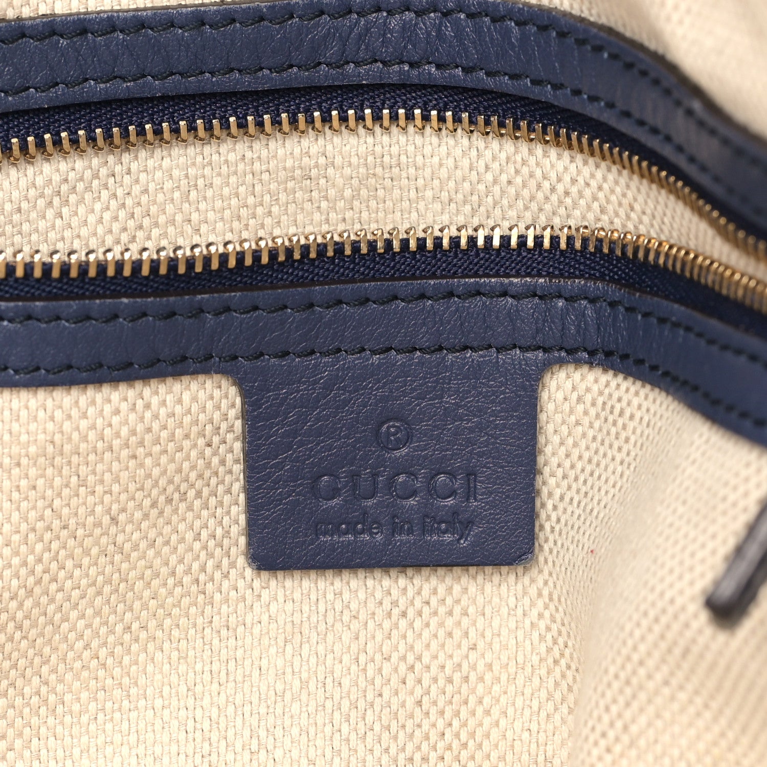Gucci Vernice Naplack Medium Soho Shoulder Bag Uniform Blue 6 of 11