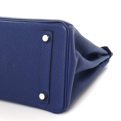 Hermes Togo Birkin 25 Bleu Encre 10 of 10