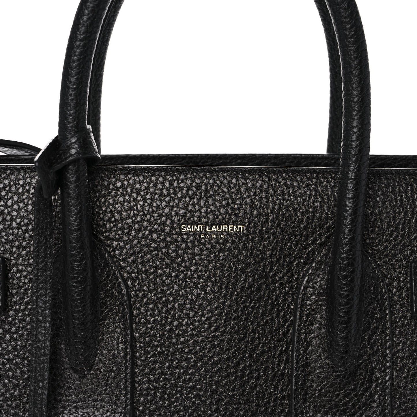 Grained Calfskin Small Sac De Jour Black