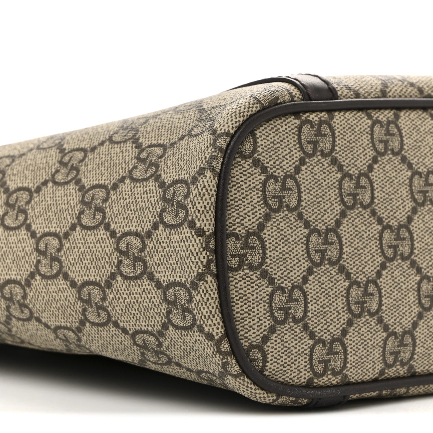 GG Supreme Monogram Medium Joy Tote Dark Brown