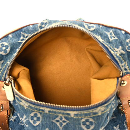 Louis Vuitton Monogram Denim Baggy PM Blue 5 of 13