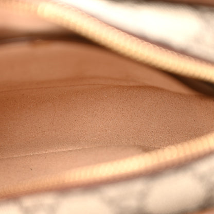 Gucci GG Supreme Monogram Azalea Calfskin Mini Retro Interlocking G Shoulder Bag Beige Ebony Brown Sugar 5 of 13