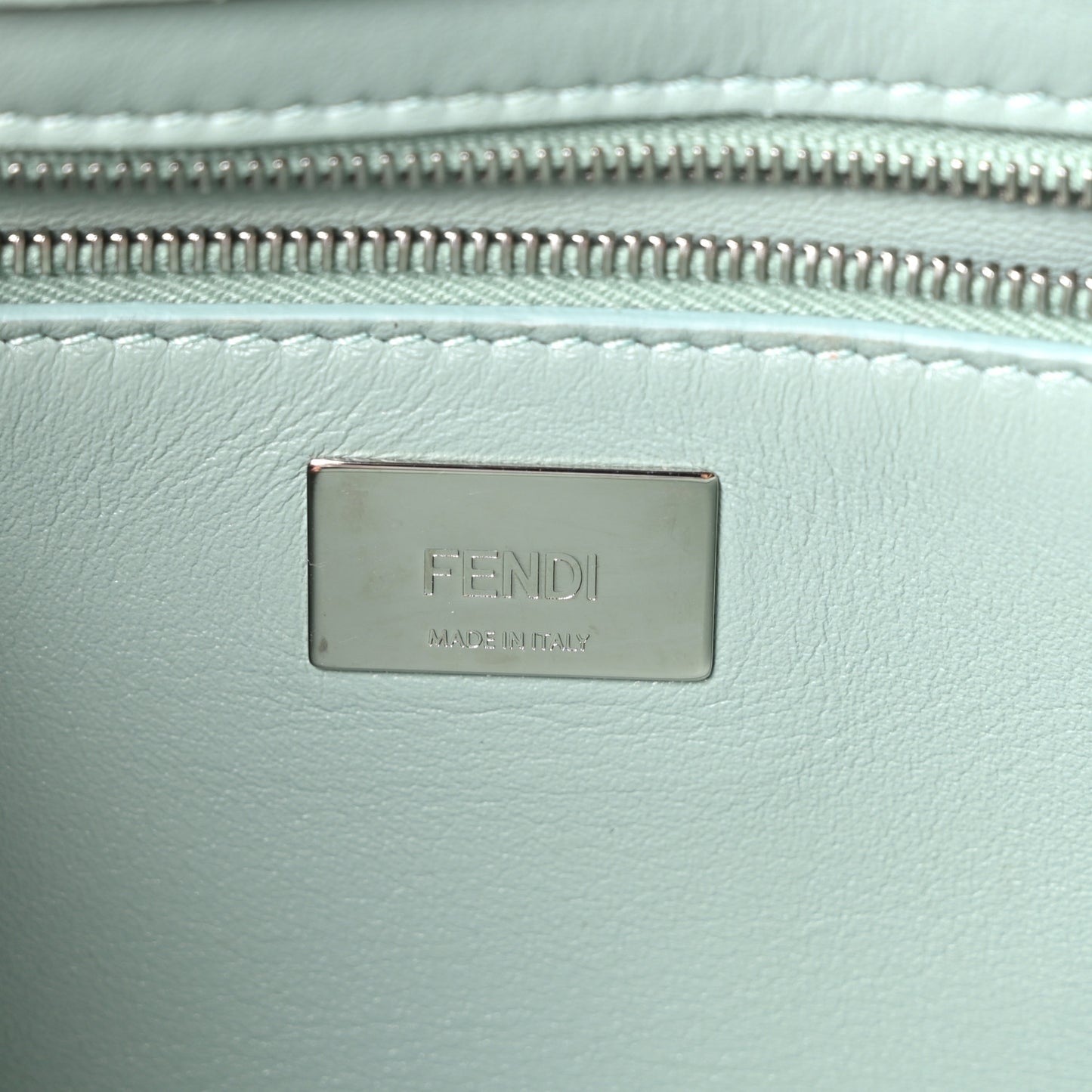 Sequin Paillettes Nappa Baguette Light Blue