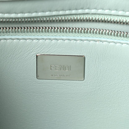 Fendi Sequin Paillettes Nappa Baguette Light Blue 7 of 11