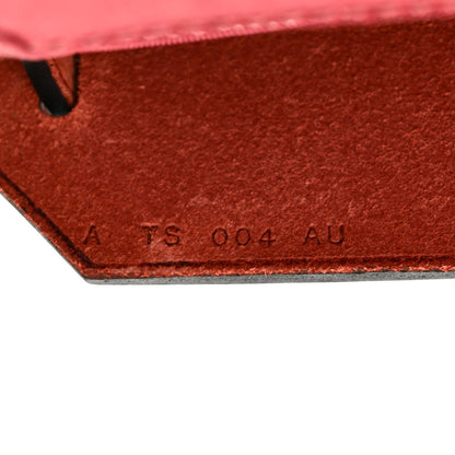 Hermes Vache Hunter Toile Herbag Zip 31 PM Rouge Grenat Rouge H 8 of 11