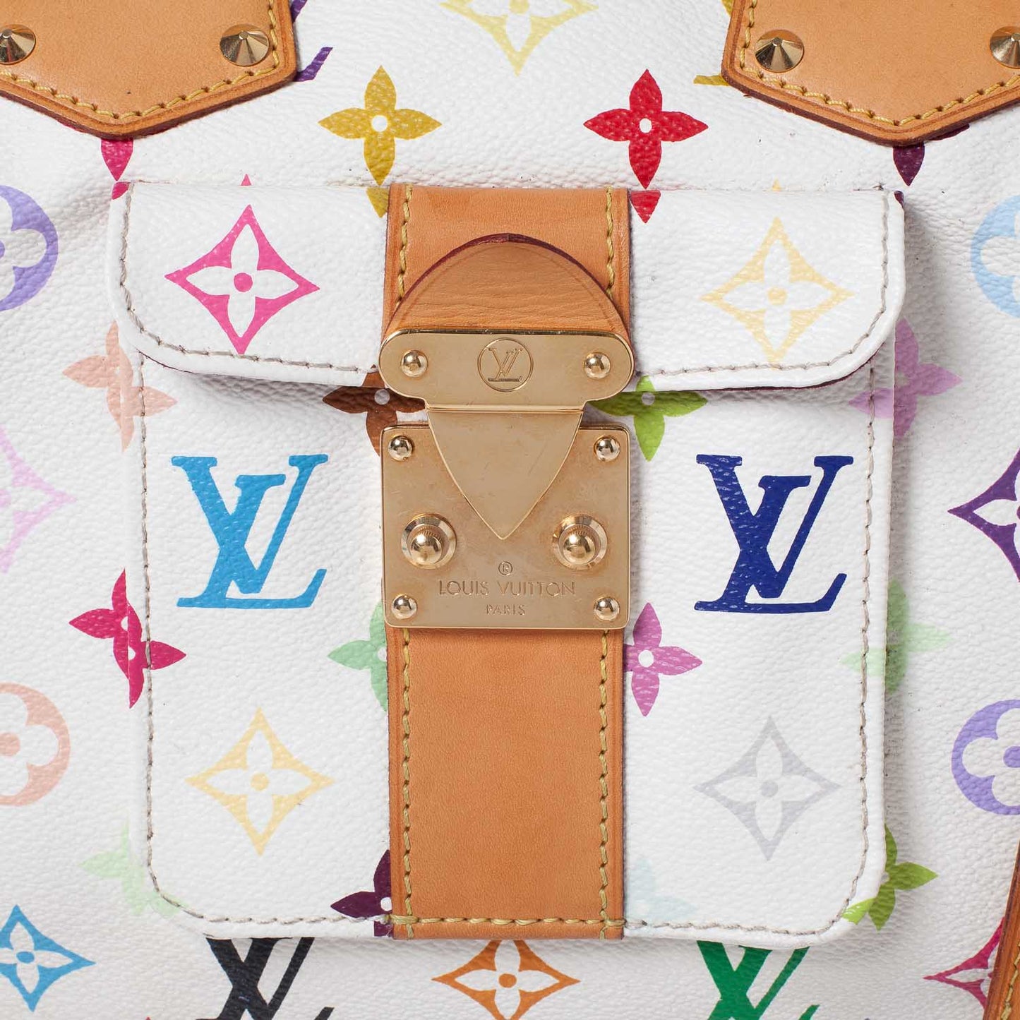 Monogram Multicolor Speedy 30 White