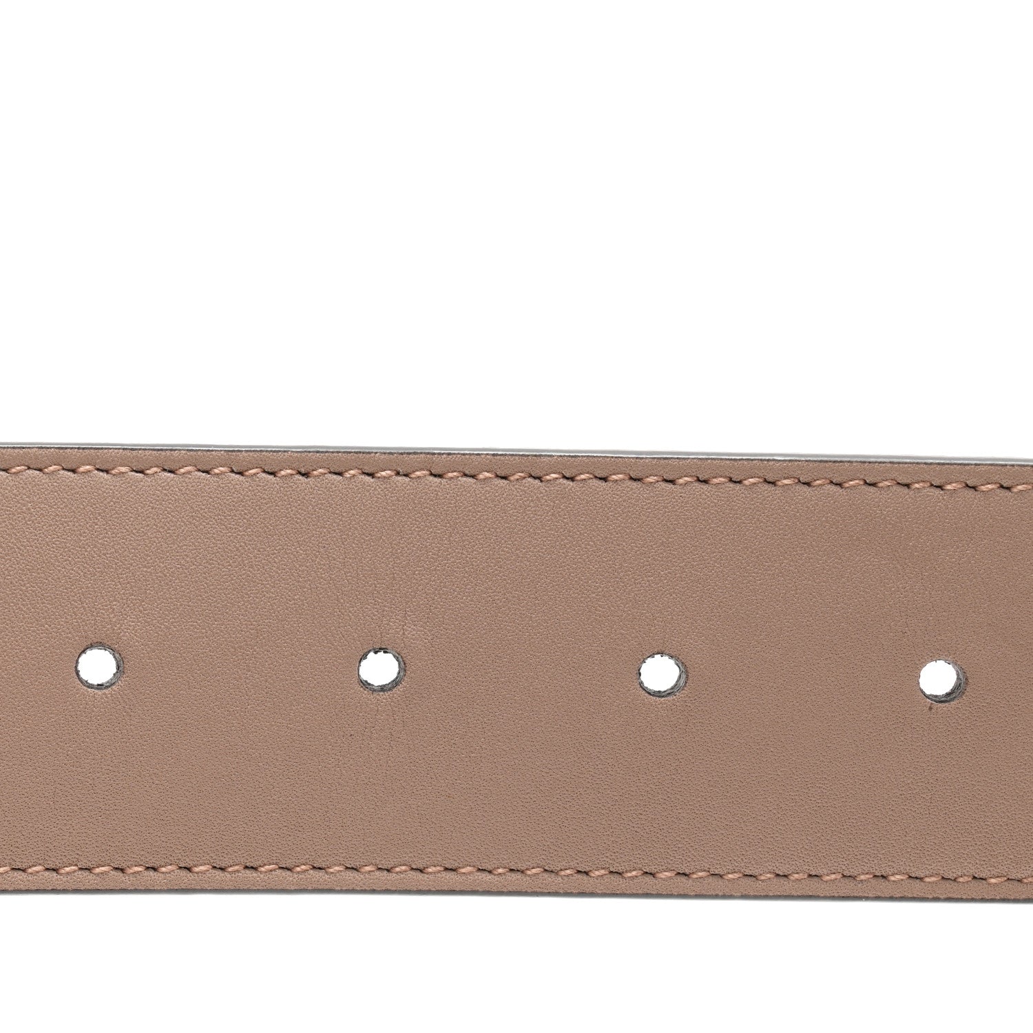 Gucci Calfskin Double G 40mm Belt 80 32 Porcelain Rose 4 of 5