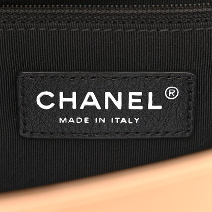 Chanel Glazed Calfskin Medium Boy Flap Dark Beige 6 of 11