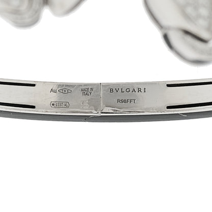Bulgari 18K White Gold Diamond 1.39ctw Fiorever Bracelet S 3 of 4