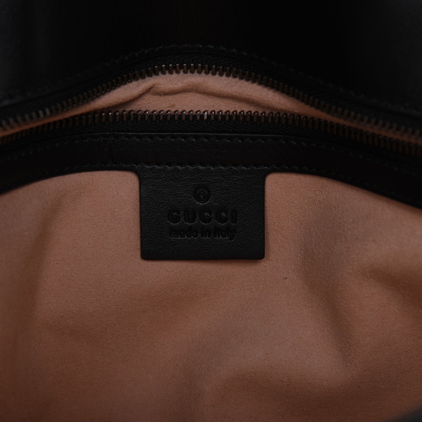Calfskin Matelasse Medium GG Marmont Shoulder Bag Black