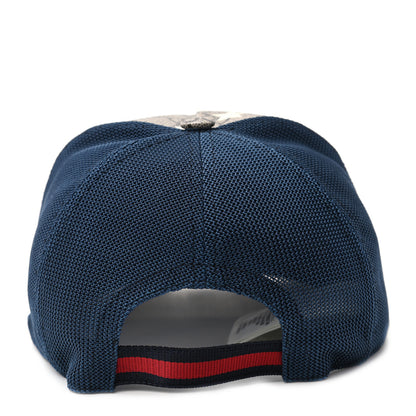 Gucci GG Supreme Monogram Stars Baseball Hat M Blue 6 of 9
