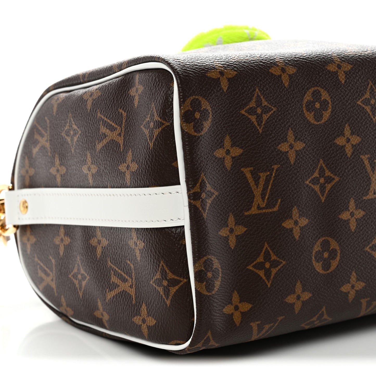 Monogram LV Match Speedy Bandouliere 25 White