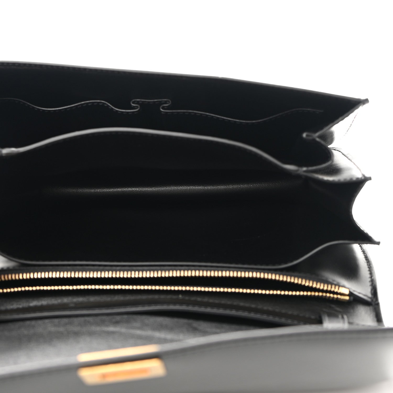 Celine Box Calfskin Medium Classic Box Flap Bag Black 5 of 9