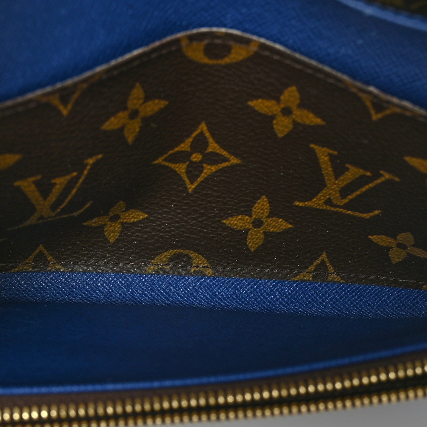 Monogram Emilie Wallet Blue