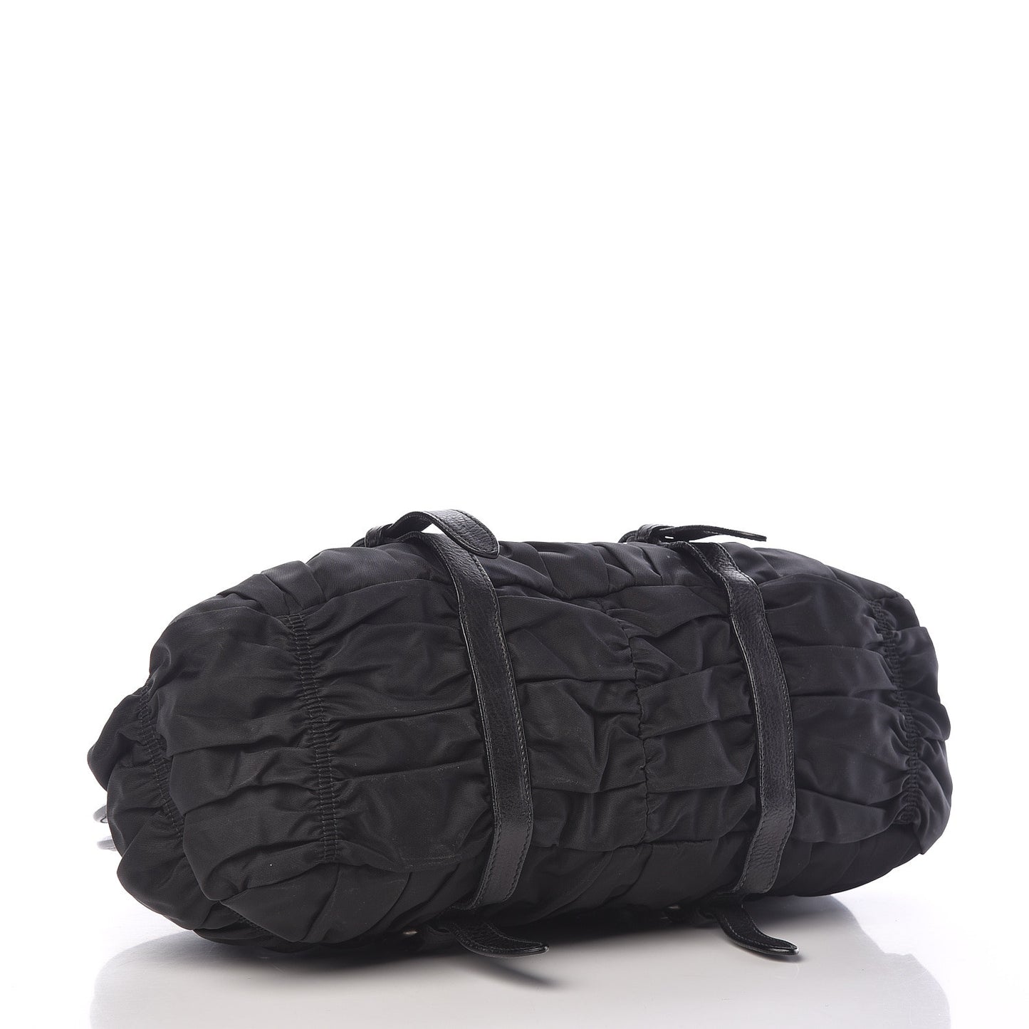 Tessuto Nylon Nappa Braided Gaufre Frame Black