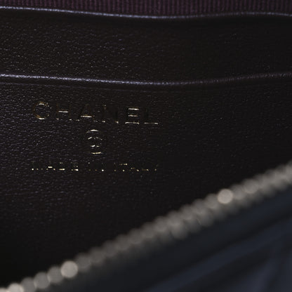 Chanel Lambskin Quilted Classic Clutch With Chain Black 6 of 10