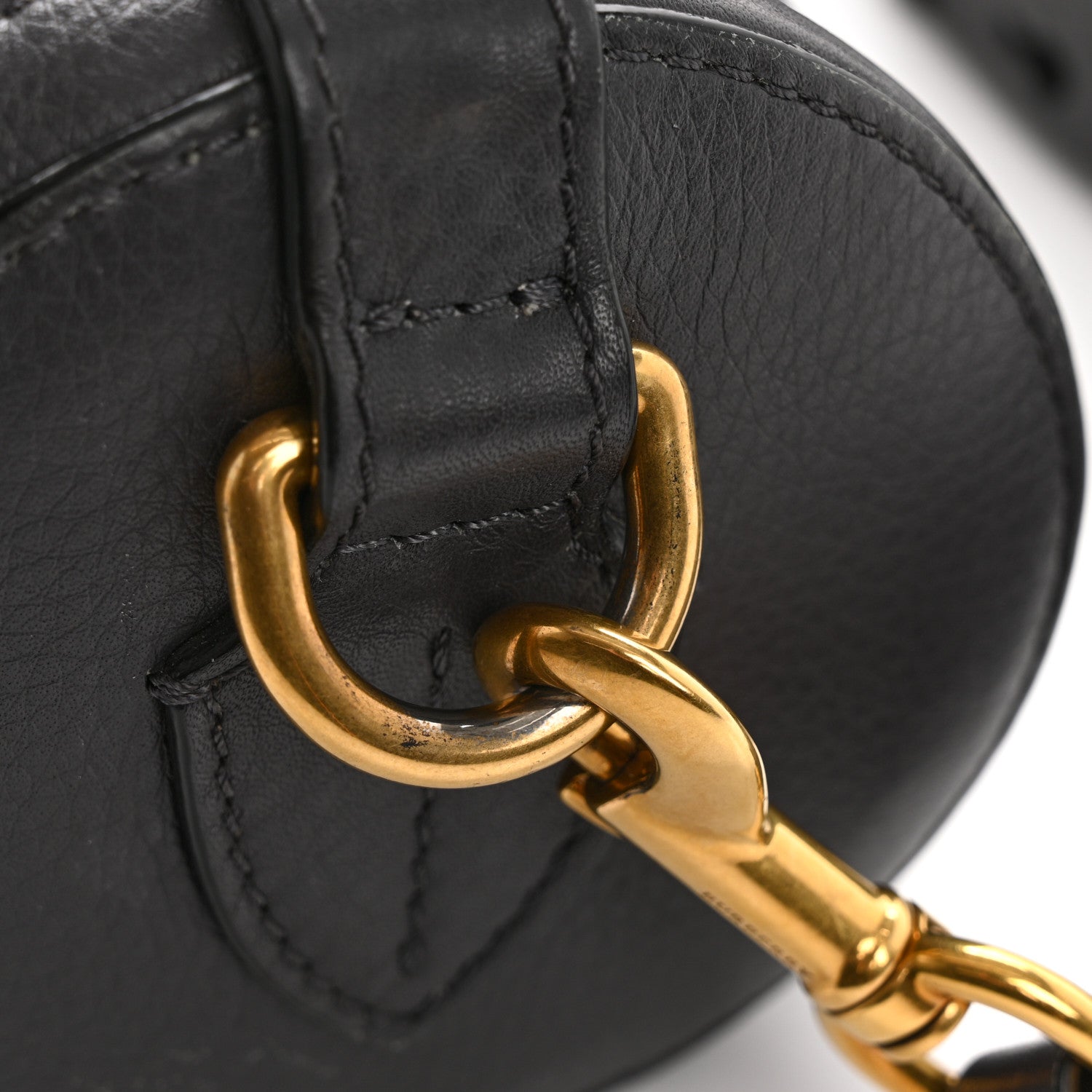 Burberry Calfskin The Barrel Bag Charcoal Grey 13 of 17