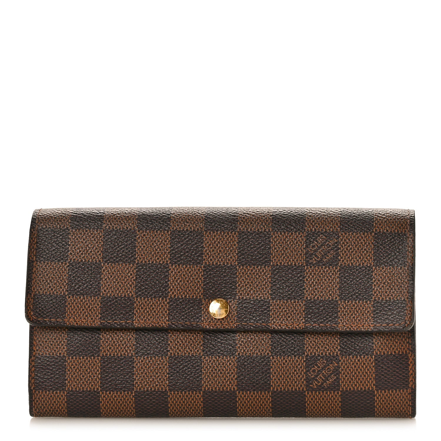 Louis Vuitton Damier Ebene Sarah Wallet 1 of 7