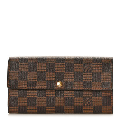 Louis Vuitton Damier Ebene Sarah Wallet 1 of 7