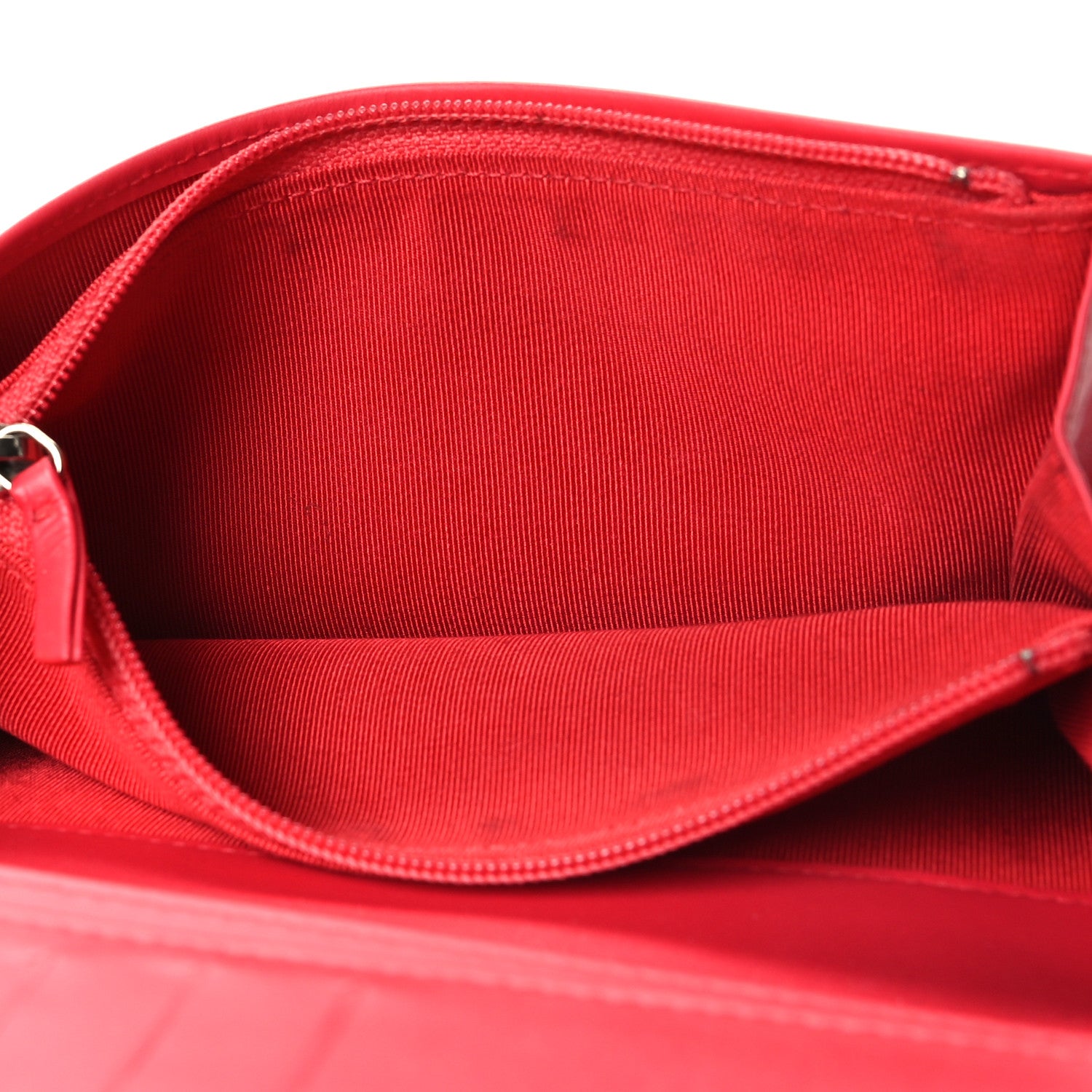 Chanel Patent Calfskin Quilted Yen Wallet Pink 6 of 10