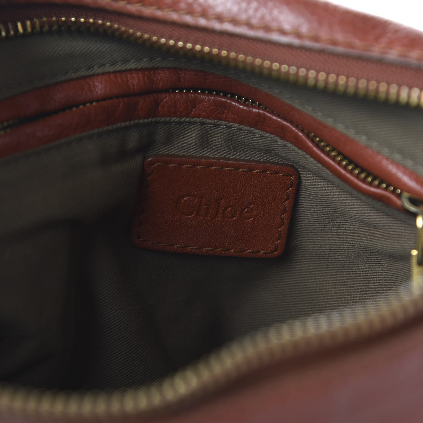 Calfskin Medium Marcie Satchel Brown Delight