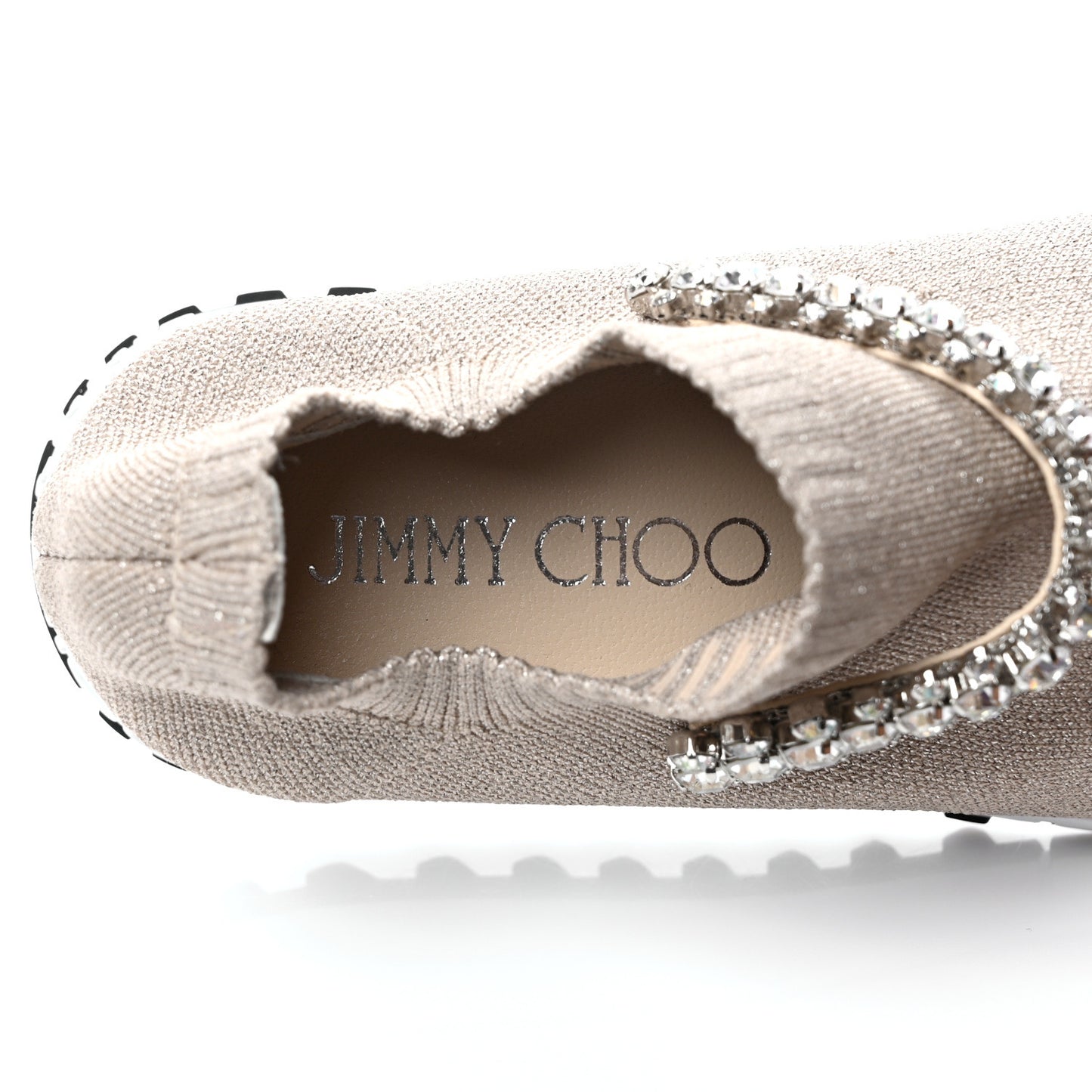 Knit Crystal Verona Sneaker 36.5 Beige