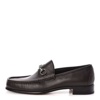 Gucci Calfskin Mens 1953 Horsebit Loafers 12.5 Marrone 1 of 9
