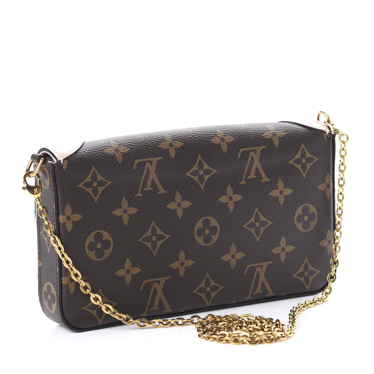 Monogram Valentine Dog Pochette Felicie Chain Wallet