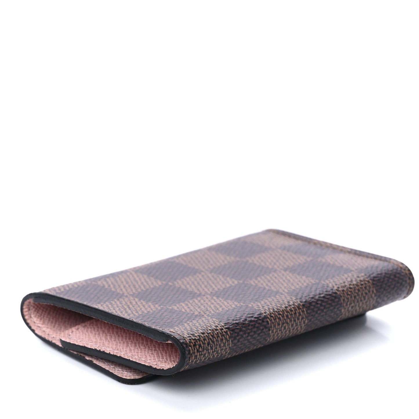 Damier Ebene Multicles 6 Key Holder Rose Ballerine