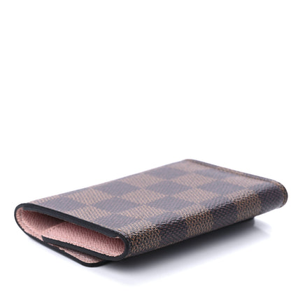Louis Vuitton Damier Ebene Multicles 6 Key Holder Rose Ballerine 9 of 11
