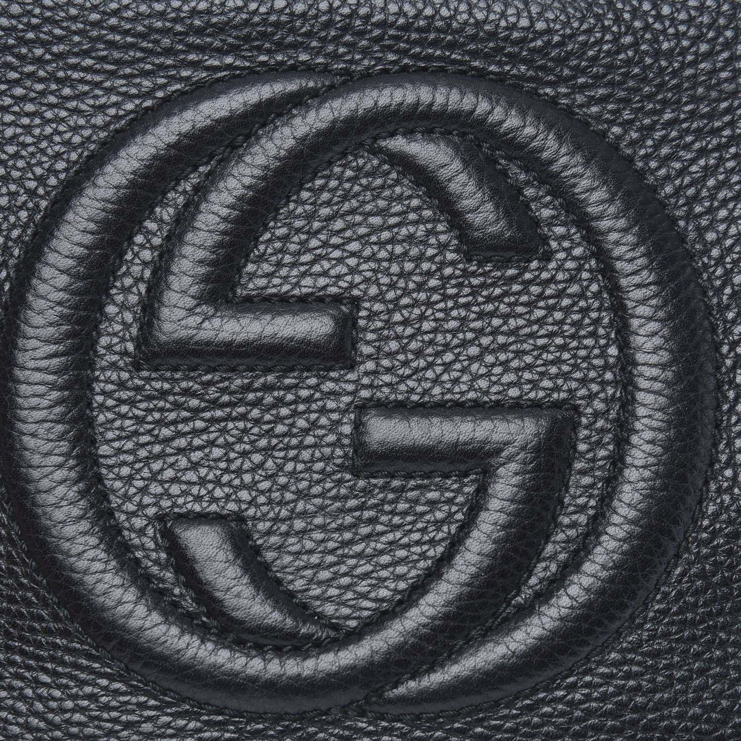 Gucci Pebbled Calfskin Small Soho Disco Bag Black 10 of 11