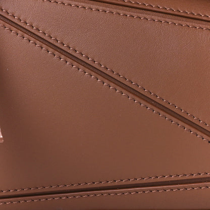 Loewe Satin Calfskin Mini Puzzle Bag Pecan 8 of 11