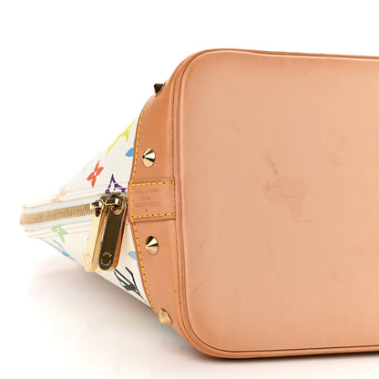 Louis Vuitton Monogram Multicolor Alma White 10 of 13