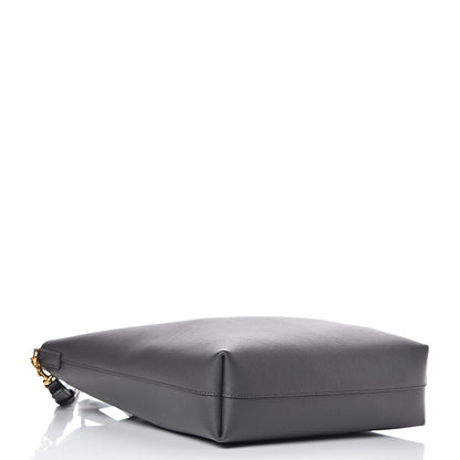 Saint Laurent Calfskin Toy Shopping Tote Earth Grey 4 of 9