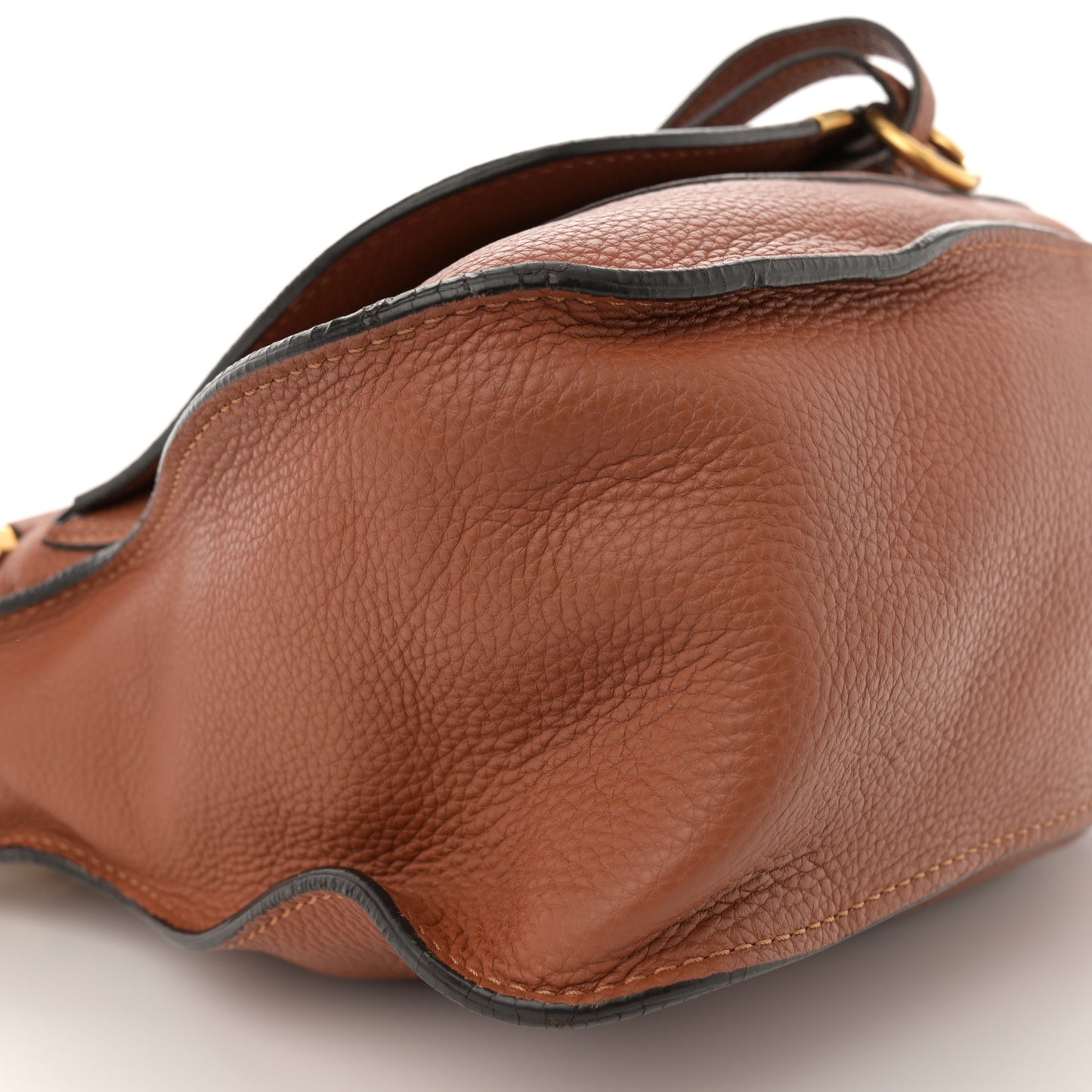 Calfskin Medium Marcie Satchel Tan
