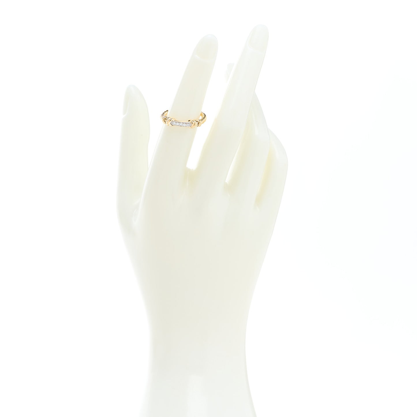 18K Yellow Gold Diamond Petite Helena Wrap Ring 49 5