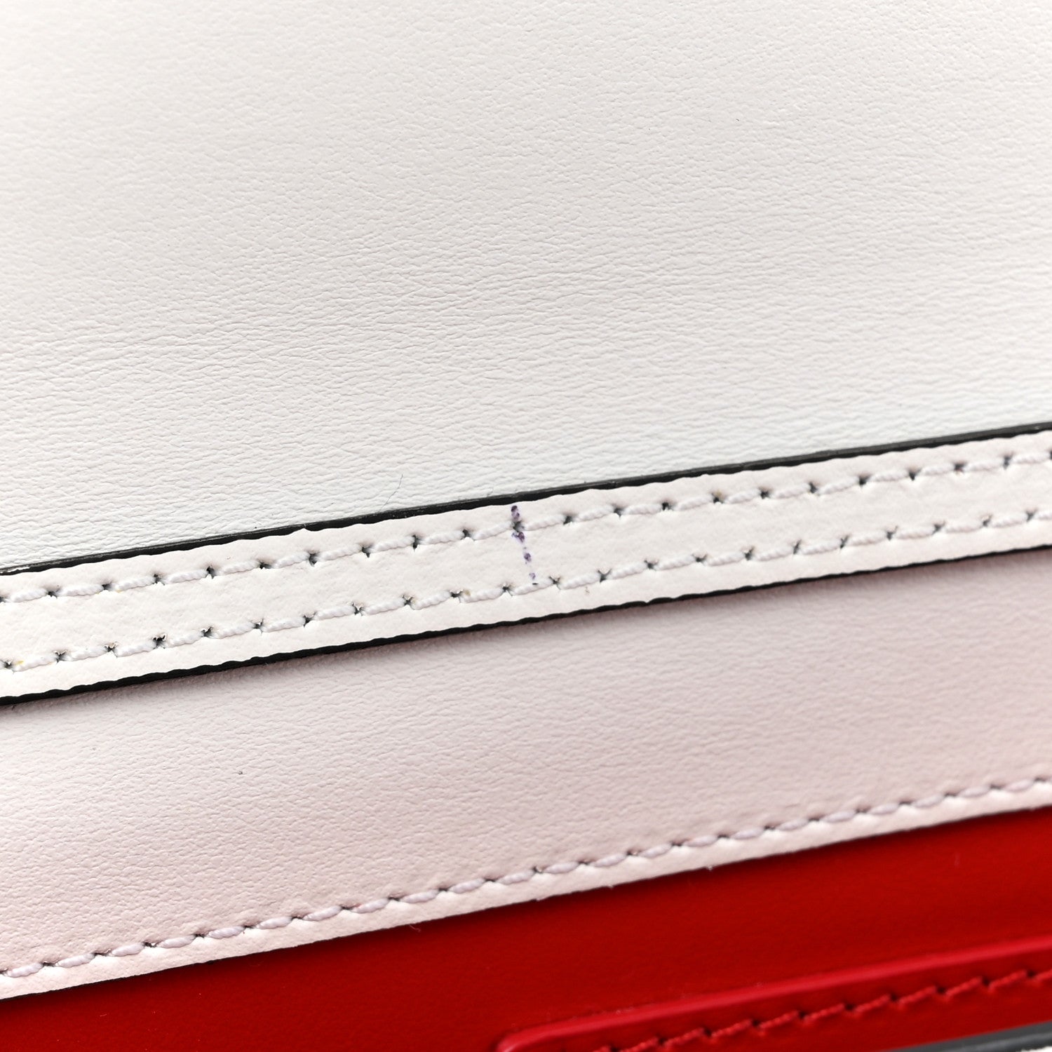 Christian Louboutin Calfskin Loubi54 Crossbody Clutch White 10 of 15
