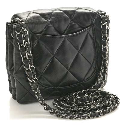 Chanel Lambskin Quilted Chanel 3 Small Accordion Flap Black 2 of 10