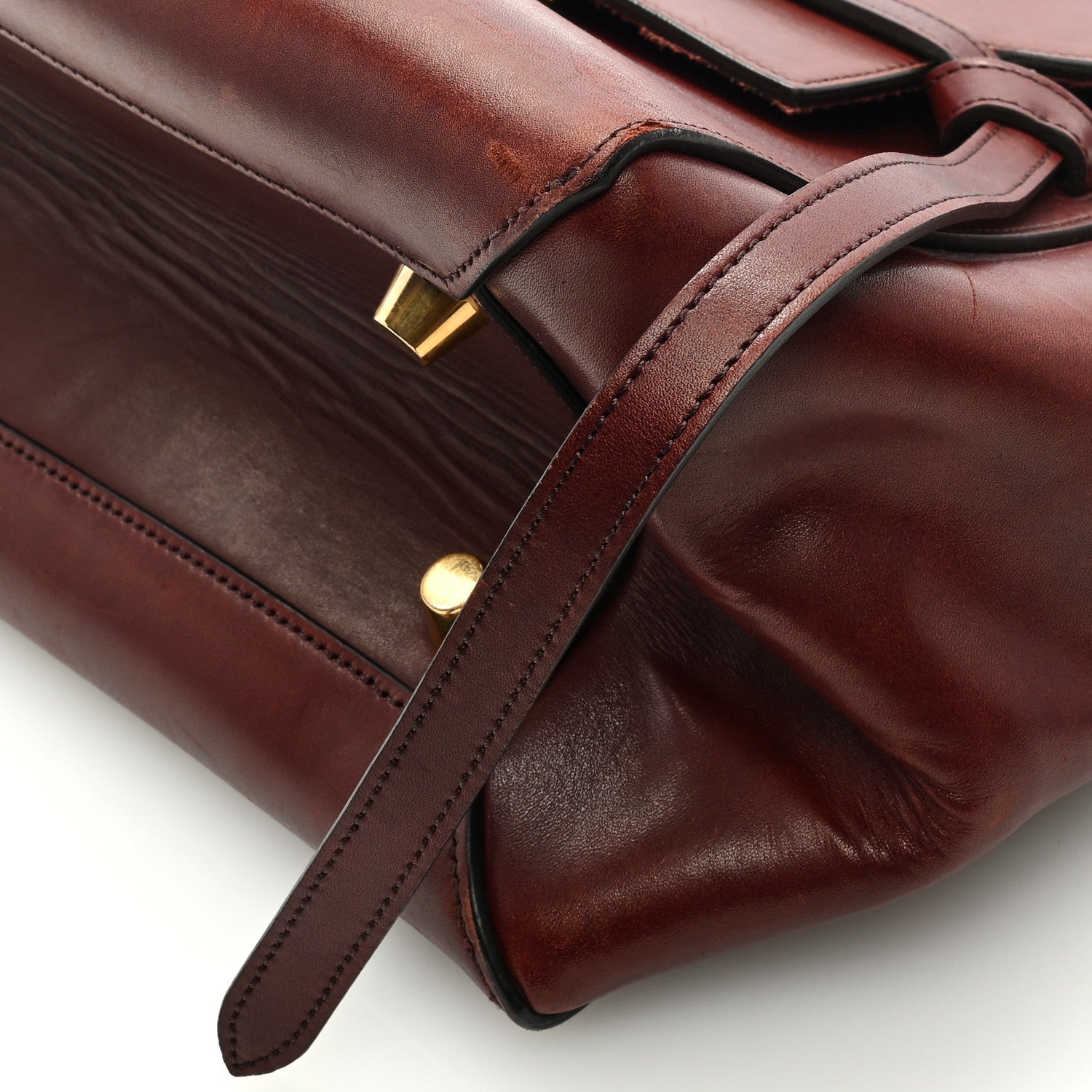 Celine Smooth Calfskin Mini Belt Bag Burgundy 8 of 9