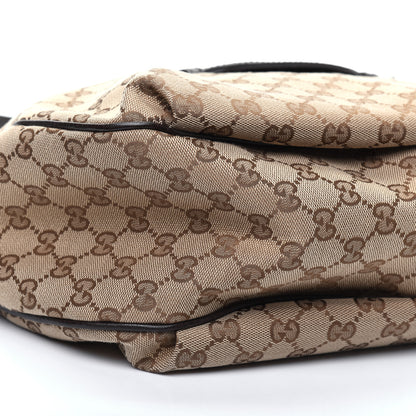 Gucci Monogram Web Medium Dressage Hobo Dark Brown 7 of 16