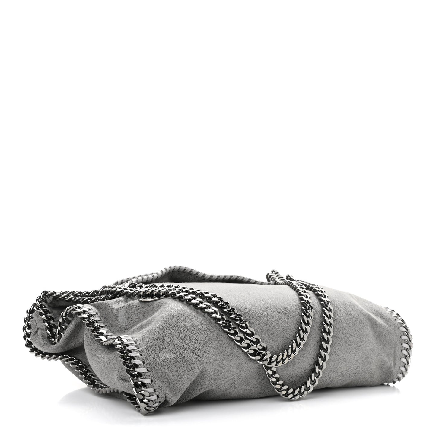 Shaggy Deer Small Falabella Tote Light Grey