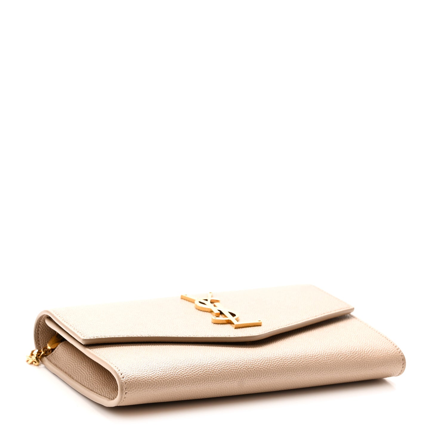 Grain De Poudre Monogram Uptown Chain Wallet Dark Beige