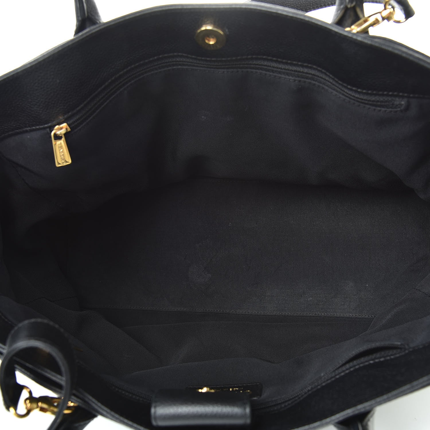 Chanel Calfskin Cerf Shopper Tote Black 5 of 16