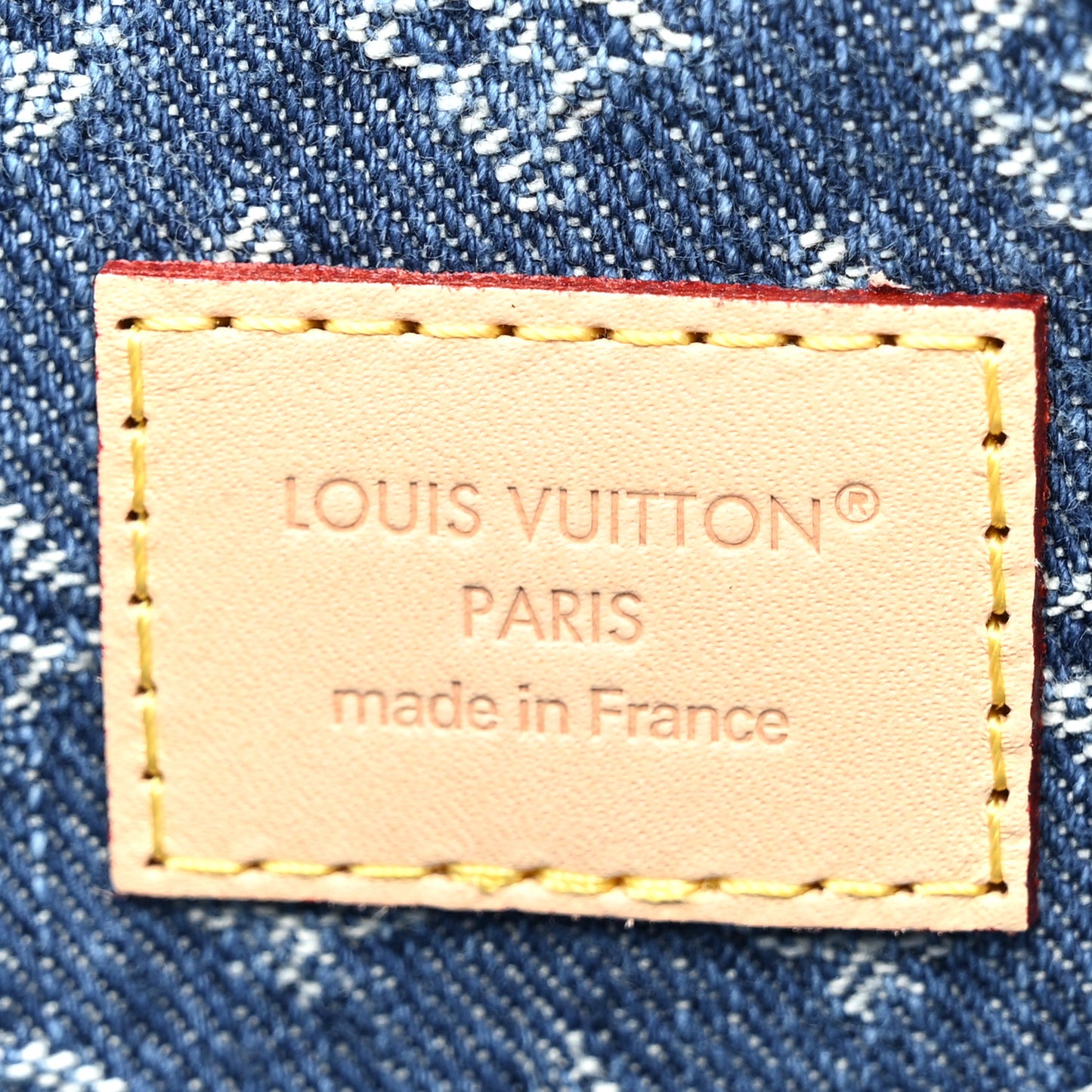 Denim Monogram Jacquard Neverfull MM GM Blue