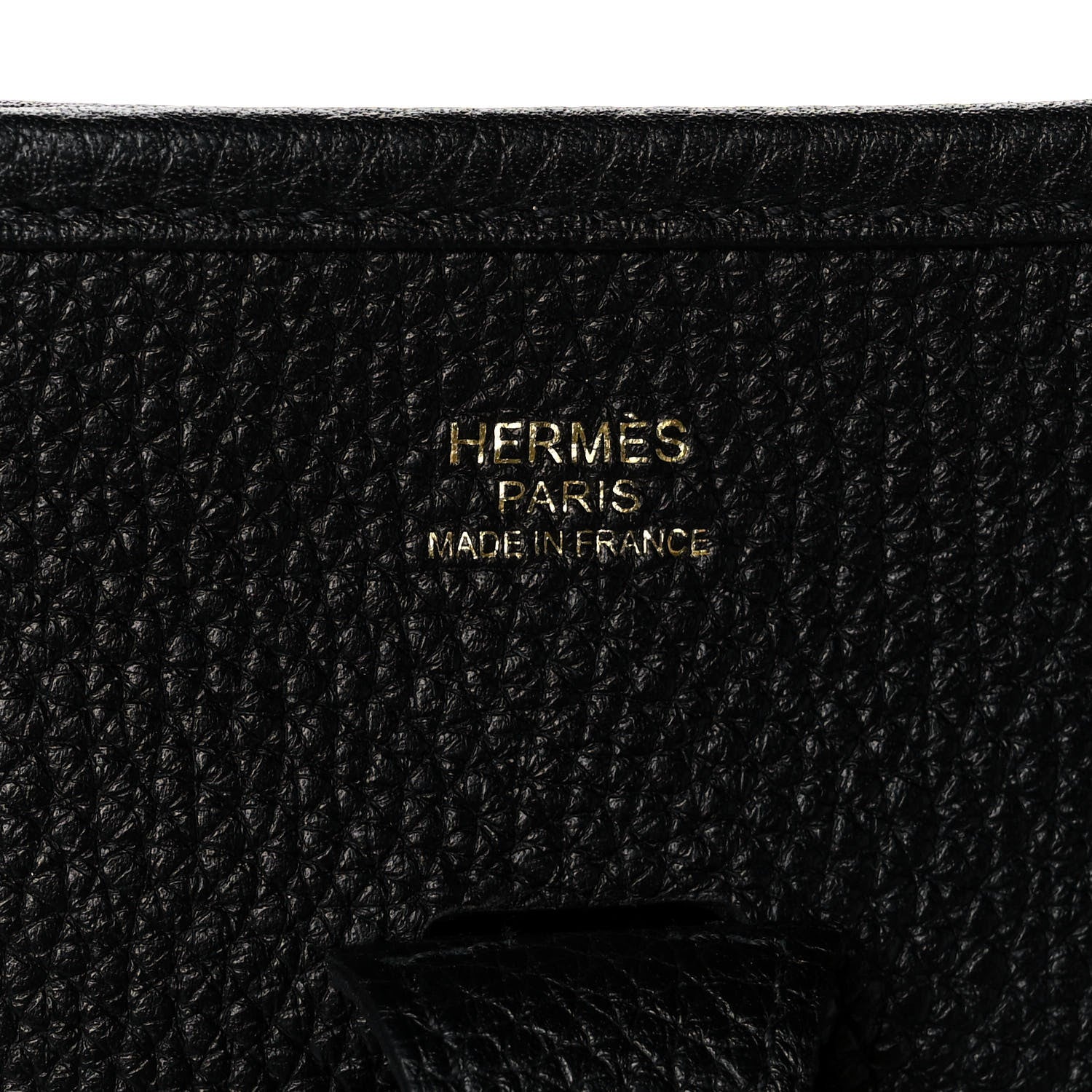 Hermes Taurillon Clemence Evelyne III PM Black 6 of 12