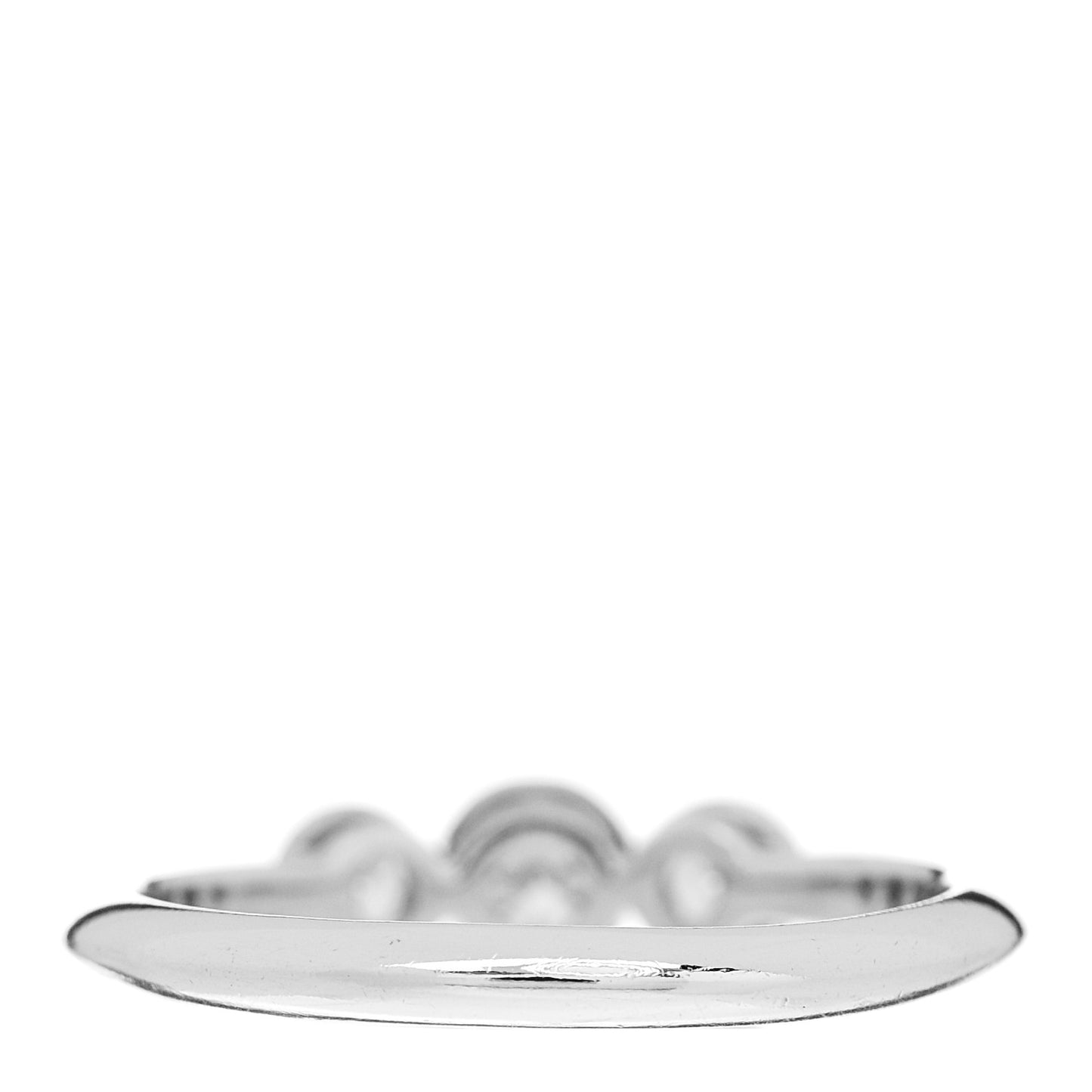 Platinum Diamond Three Stone Milgrain Ring 52 6
