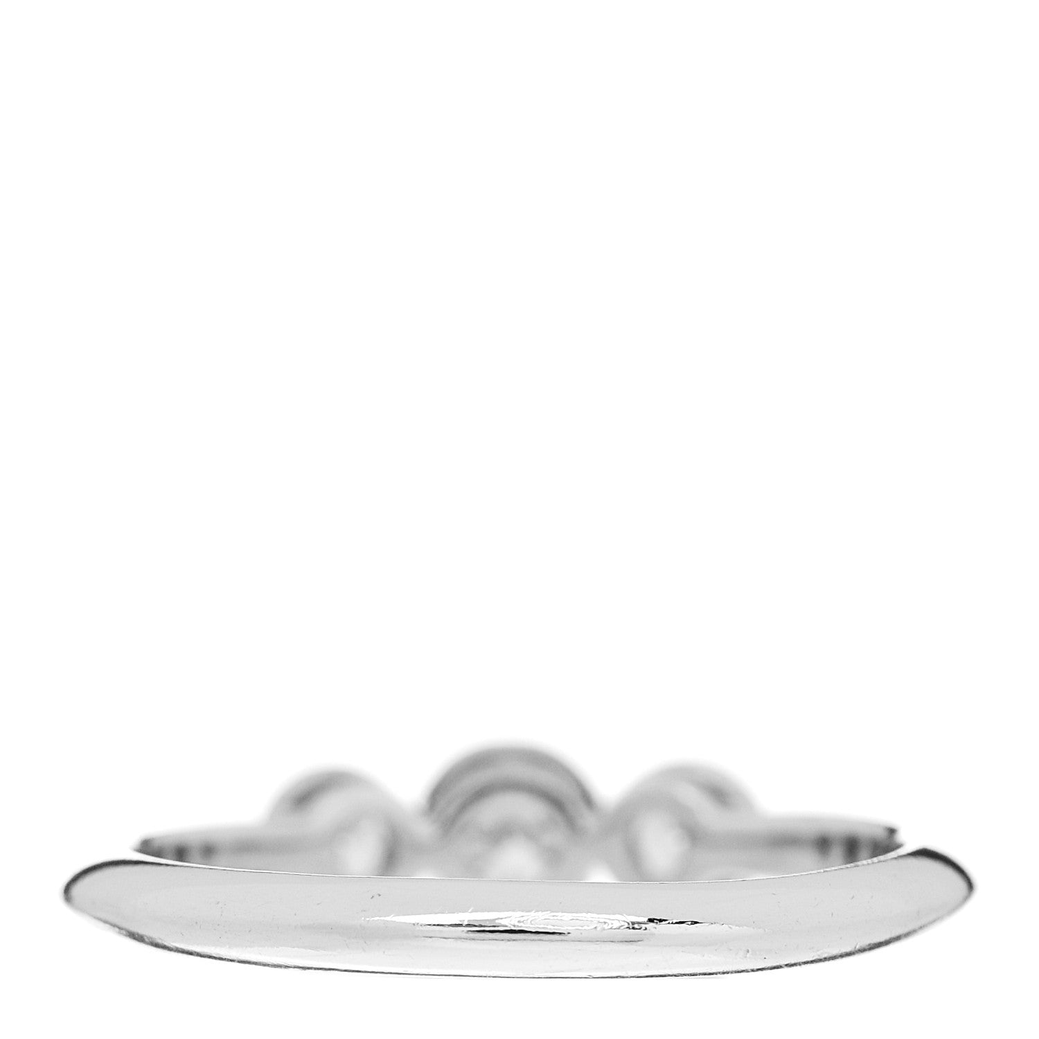 Tiffany Platinum Diamond Three Stone Milgrain Ring 52 6 4 of 5