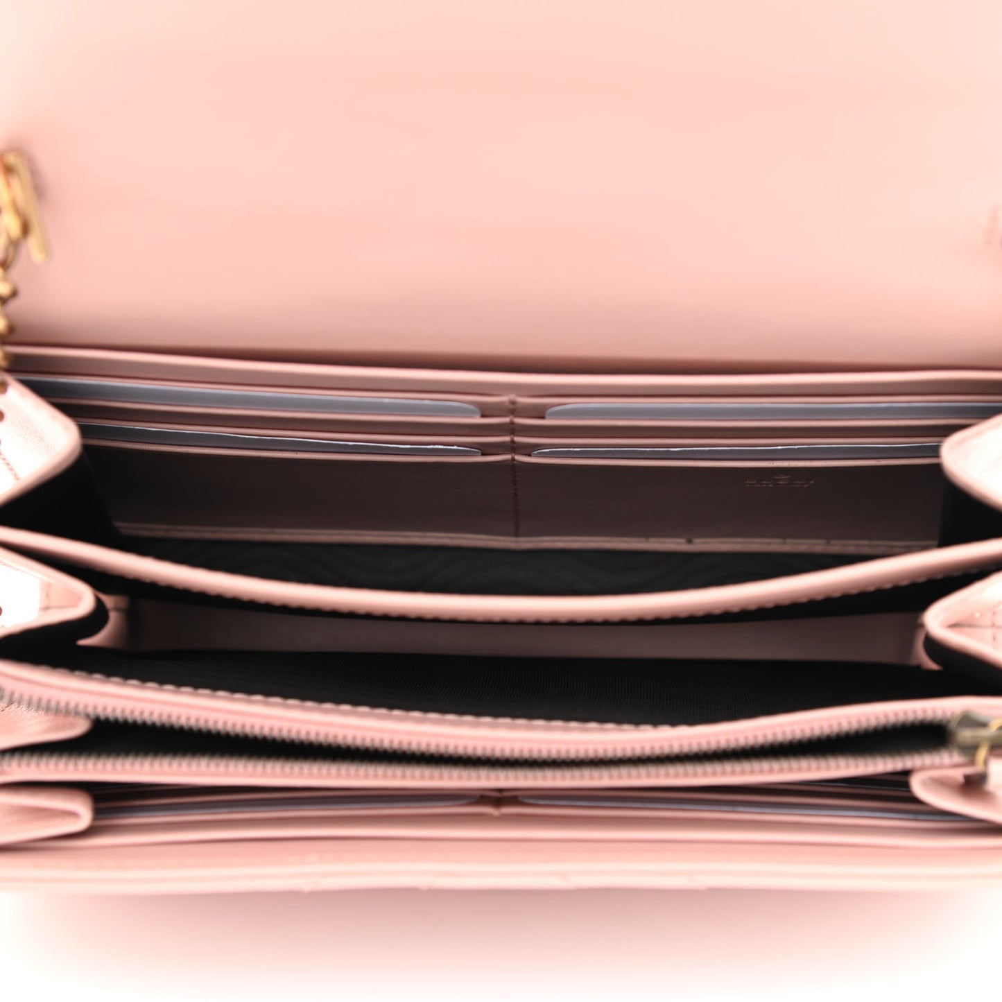 Calfskin Matelasse GG Marmont Chain Wallet Perfect Pink