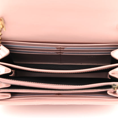 Gucci Calfskin Matelasse GG Marmont Chain Wallet Perfect Pink 5 of 10